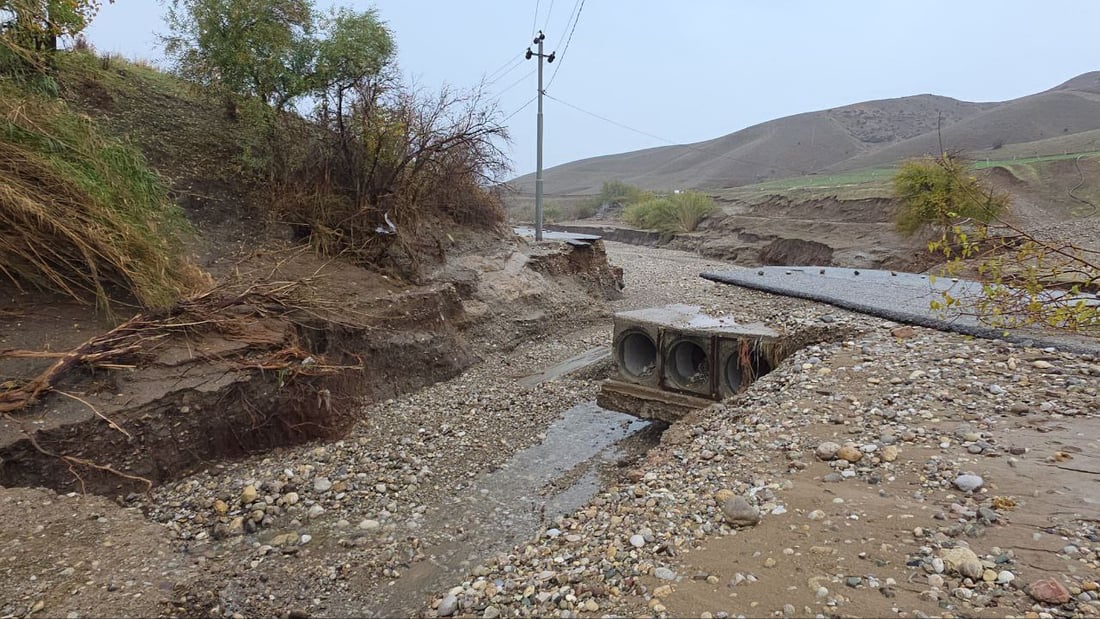 پێنج گوندی قەرەهەنجیر رێگەی هاتوچۆیان نەماوە