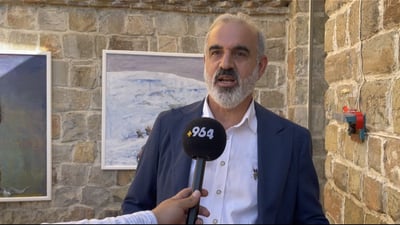 Kurdish painter Rostam Aghala opens exhibition in Sulaymaniyah