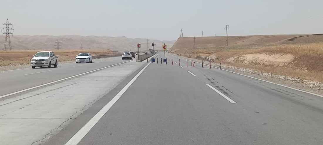 بەشێک لە رێگەی کەلار بۆ دەربەندیخان داخرا