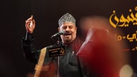 صور: ملا جليل الكربلائي يرتقي منبر هادي العامري