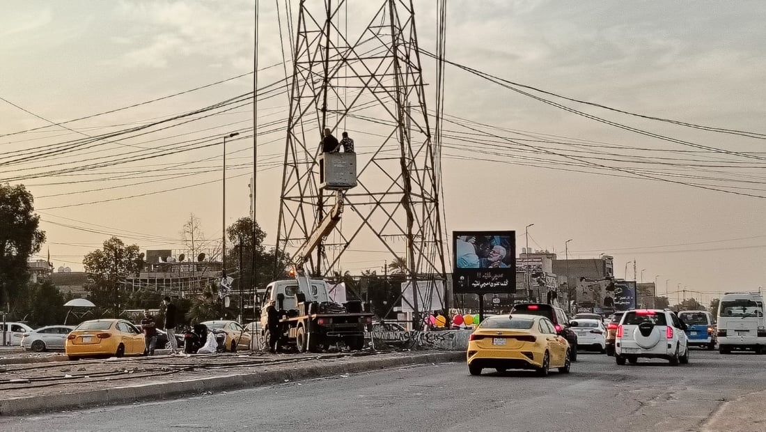 صارت دفن.. البلديات تودع أعمدة الضغط العالي أخيراً والمكان جاهز للجسر الجديد (صور)