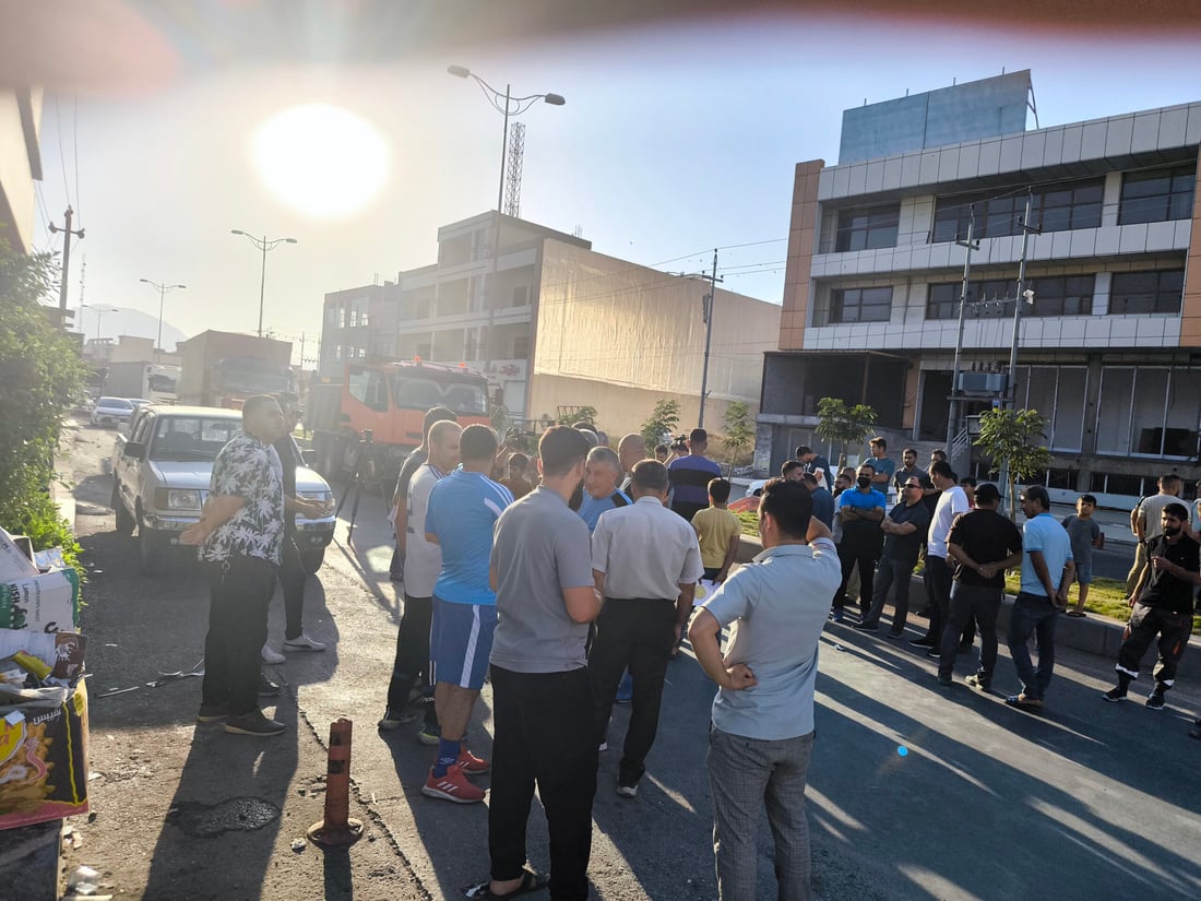 لە دەربەندیخان رێگەیەکی چوون بۆ سلێمانی داخرا