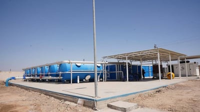 صور: 5 قرى جنوب واسط تتخلص من شح المياه بافتتاح مجمع ماء المحسن