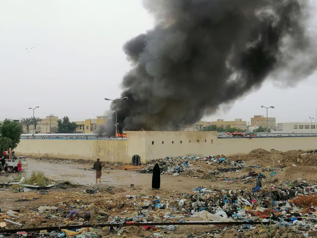 Major fire at Chinese company HQ in Nasiriyah