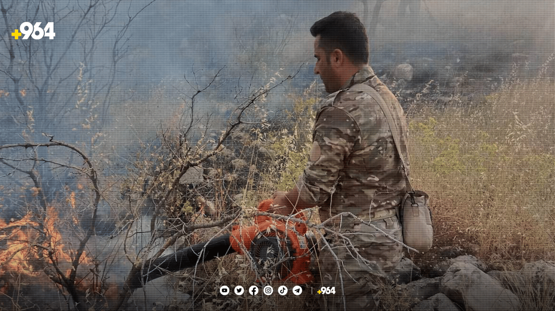 500 دۆنم زەوی لە سێوسێنان سووتا