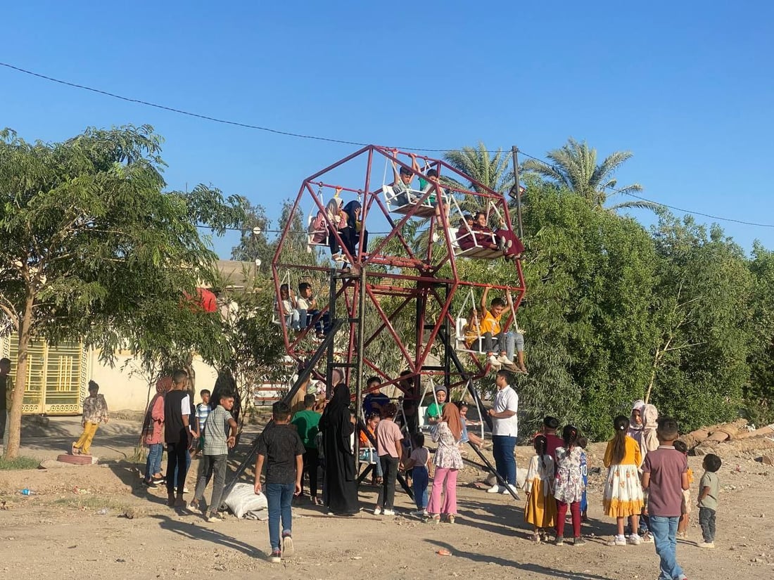 صور: خيول للإيجار ودراجات ودواليب تفرح أطفال الهاشمية في بابل