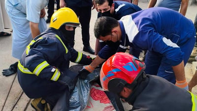 الدفاع المدني ينتشل جثة امرأة ويخمد حريقاً في قرية “شكراً” بالشرقاط