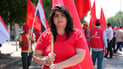 Workers march in Baghdad on May Day, demanding wages, shorter hours