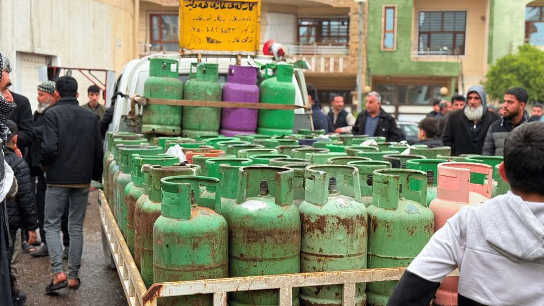 لە گەڕەکی مامۆستایانی هەولێر نۆرە بۆ غاز گیراوە