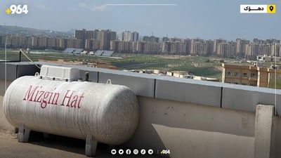 تانکییە گەورەکانی غاز لە سەربانی زانکۆی دهۆک هەرماون