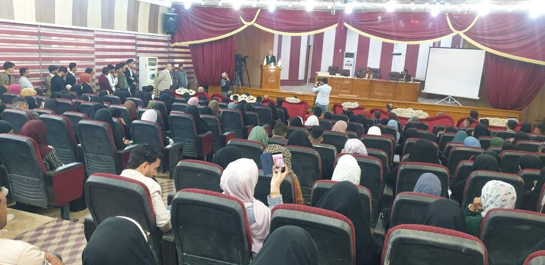 جامعة المثنى تحتفي بعودة يحيى السماوي من أستراليا (صور)