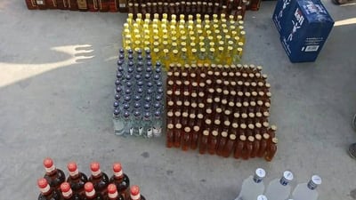 Tuz Khurmatu police seize vehicle carrying booze shipments bound for Baghdad