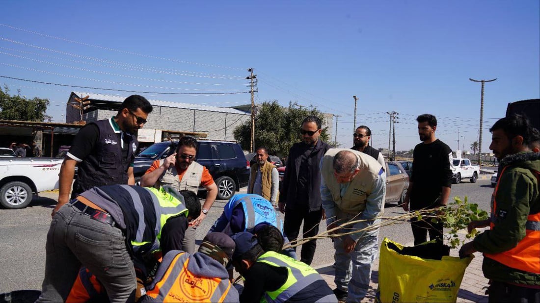 حملة التشجير الربيعية انطلقت.. صور من 8 مدن في الأنبار