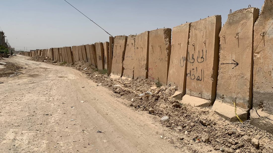 القائممقام يبشّر بقرب نهاية جدار سامراء.. ابتلع أراضي الآلاف (فيديو)