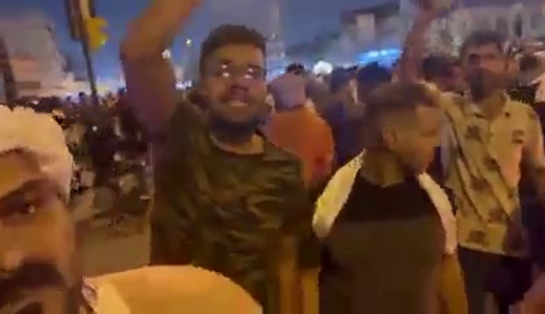 فيديو وصور من ليل مدينة الصدر: حرق إطارات في ساحة مظفر