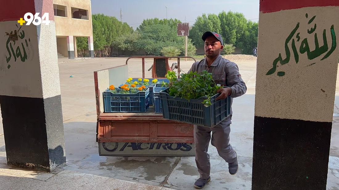 Safwan municipality plants 1000 seedlings in schools for ‘Green Cell’ project