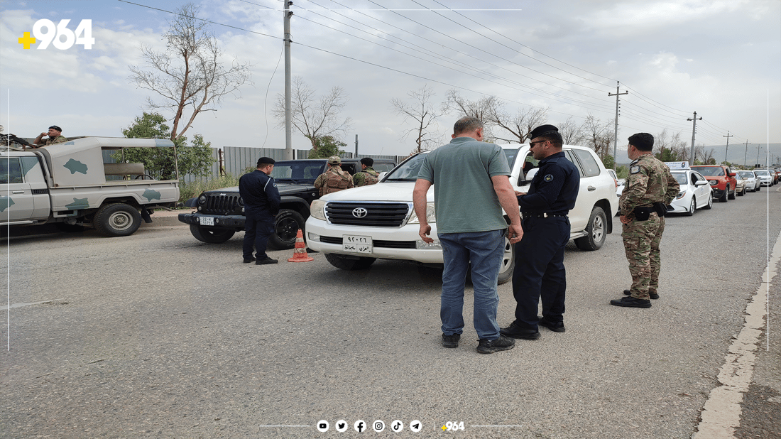 سلێمانی.. بازگە بۆ چەکی بێ مۆڵەت و ئۆتۆمبێلی جام رەش دانران