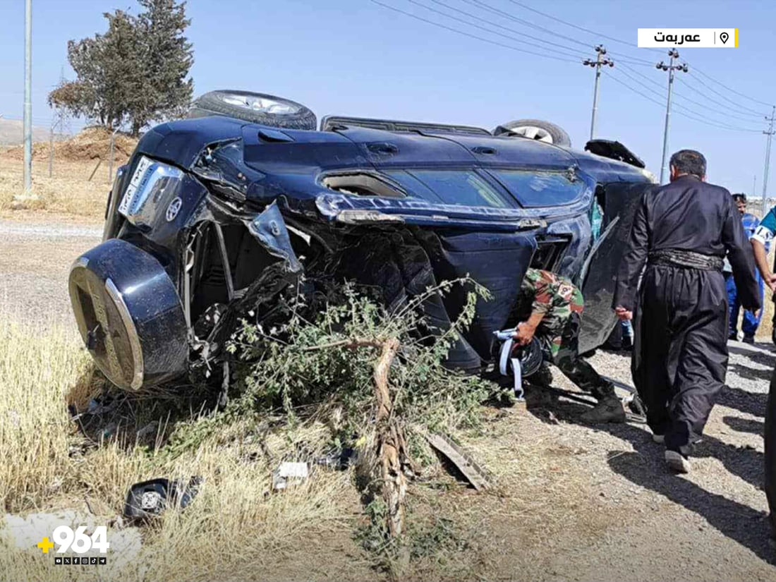 پرادۆیەک خۆی کێشا بە هۆندایەک و شۆفێری هۆنداکە گیانی لەدەست دا؛ دوو کەسیش بریندارن