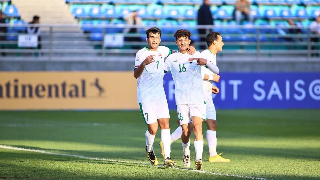شباب العراق يهزمون اليابان ويتأهلون إلى نهائي كأس آسيا