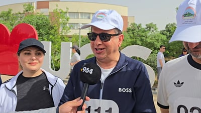 سەرۆکى زانکۆی سلێمانی به‌ كه‌مێك ئحماكردنه‌وه‌ به‌شدارى پاڵه‌وانێتى راكردنى ماوه‌درێژ ده‌كات