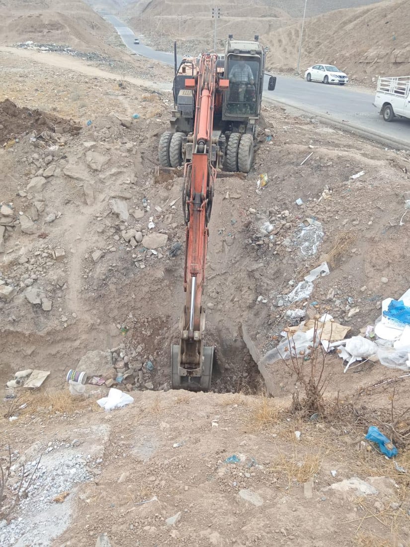 قه‌نته‌ره‌ و رێڕه‌وه‌ باراناوییه‌كانى چوارده‌ورى ته‌قته‌ق پاككرانه‌وه‌