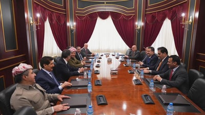 Al-Sudani meets Barzani in Erbil as Iraq’s government talks stall