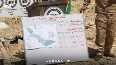 كێڵگه‌مینێكی 20 دۆنمى به‌پاككراوه‌یی راده‌ستكرایه‌وه‌