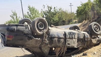 وەرگەڕانى ئۆتۆمبێلێک هەشت بریندارى لێکەوتەوە