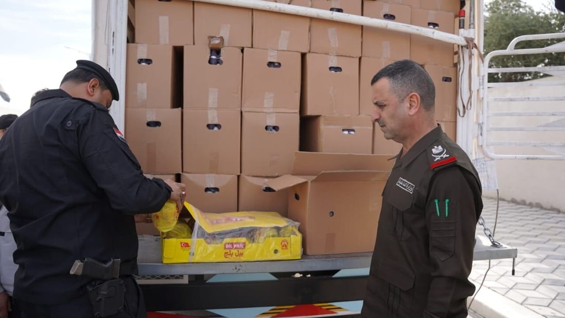 بعد قرار منع الاستيراد.. ديالى تضبط 4 شاحنات محملة بالبيض والدجاج المجمد