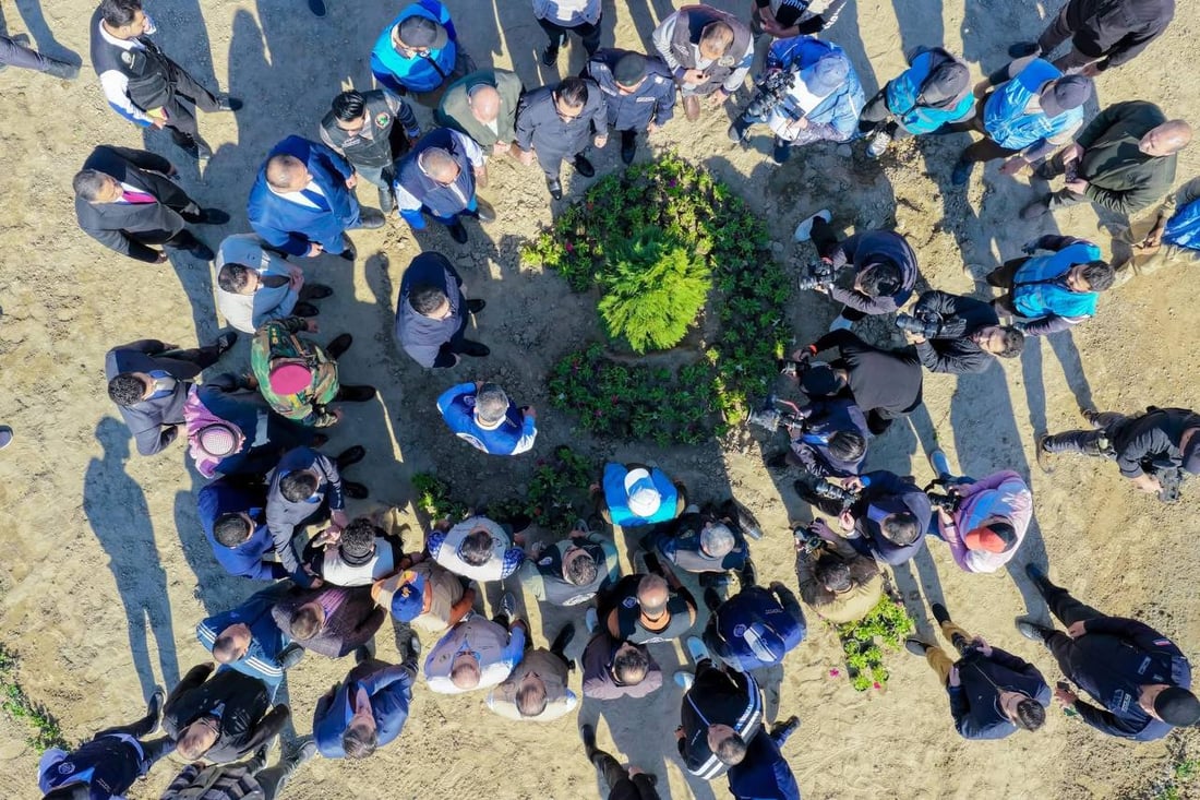 حملة التشجير الربيعية انطلقت.. صور من 8 مدن في الأنبار