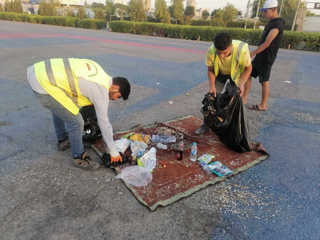 گه‌شتیاران باخچه‌و پاركه‌كانى هه‌ولێر پیس ده‌كه‌ن
