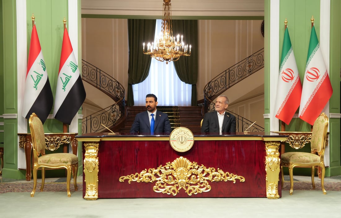 الزيدي وبزشكيان يرعيان توقيع 4 اتفاقيات لتعزيز التعاون بين بغداد وطهران