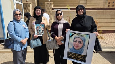 ژنانى و کچانى کەرکوک بۆ پشتگیرى لە کەیسى دکتۆرە بان گردبوونەوە