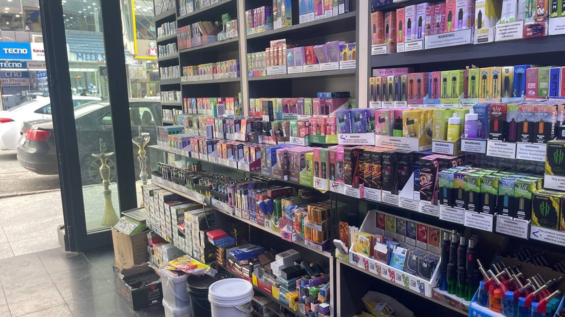 دهۆک تا 15ی مانگ لەسەر ڤەیپ فرۆشەکان دەوەستێ