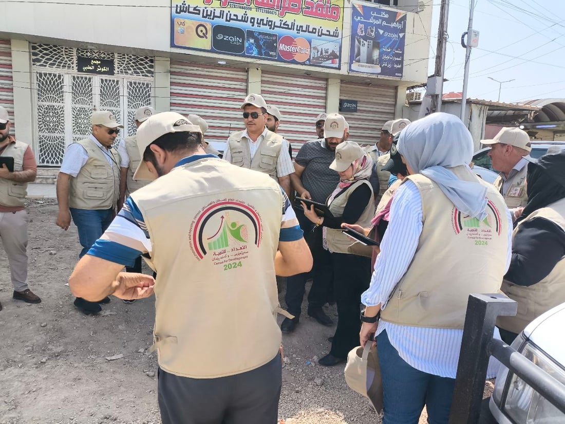 صور من بابل: انطلاق التعداد التجريبي في منطقتي الأساتذة والعتايج