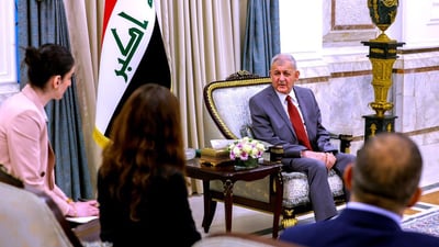 صور: لطيف رشيد يطلب من فريق الأمم المتحدة التحقيق بجرائم صدام حسين