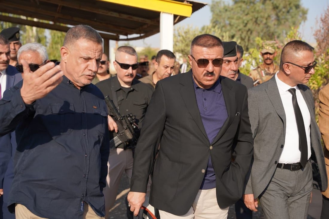 صور: وزير الداخلية ونظيره الإيراني في منفذ المنذرية لتأمين زيارة عاشوراء