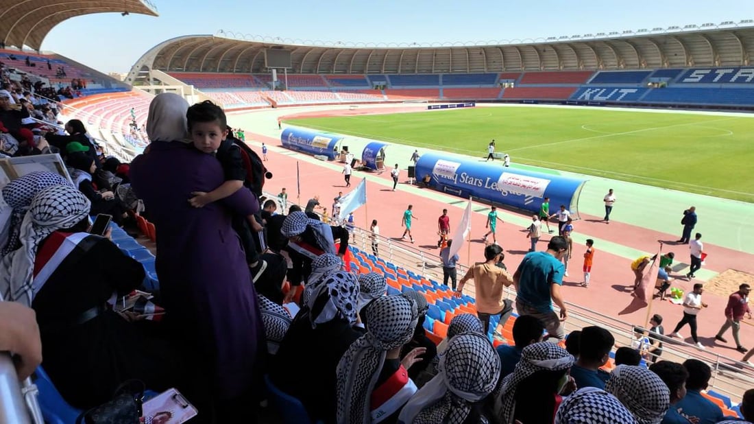 صور: 170 مدرسة في الكوت تودع العام الدراسي باستعراض رياضي