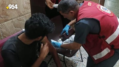 واسط: الحادث الثاني خلال 24 ساعة بين حافلتي “كوستر” يخلف 14 مصاباً إيرانياً