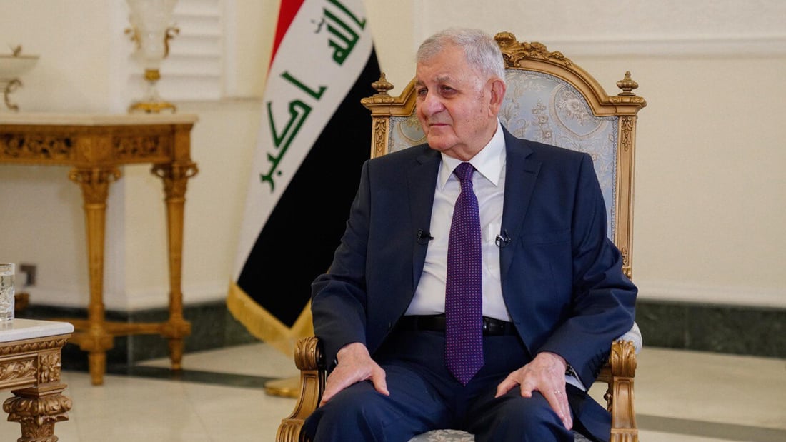 رئيس الجمهورية: لا قوات إيرانية في العراق ولا عراقية في إيران