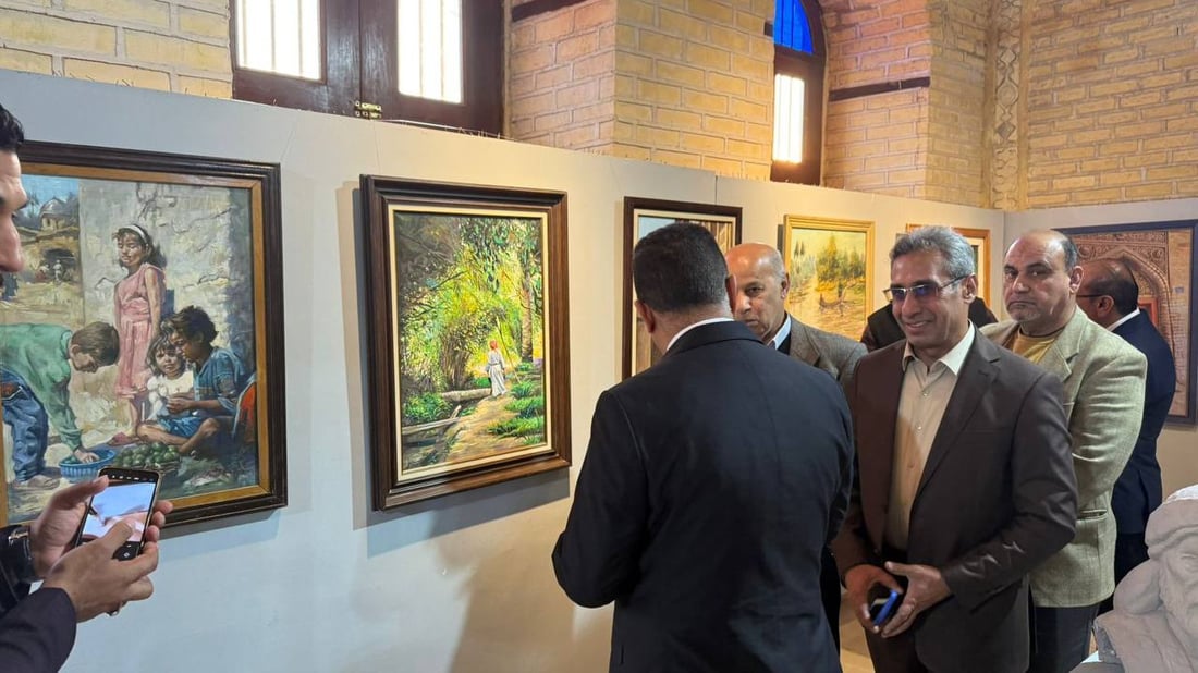 البيت العتيق لم يتسع للجمهور.. 55 لوحة فنية في البصرة حصيلة عام 2024 (صور)