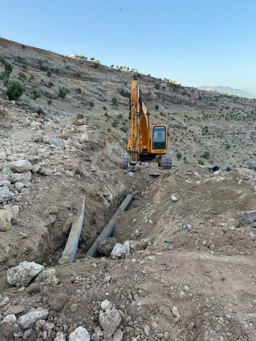 راکێشانی ئاو بۆ ژمارەیەک گوندی رواندز قۆناغی یەکەمی تەواو کرا