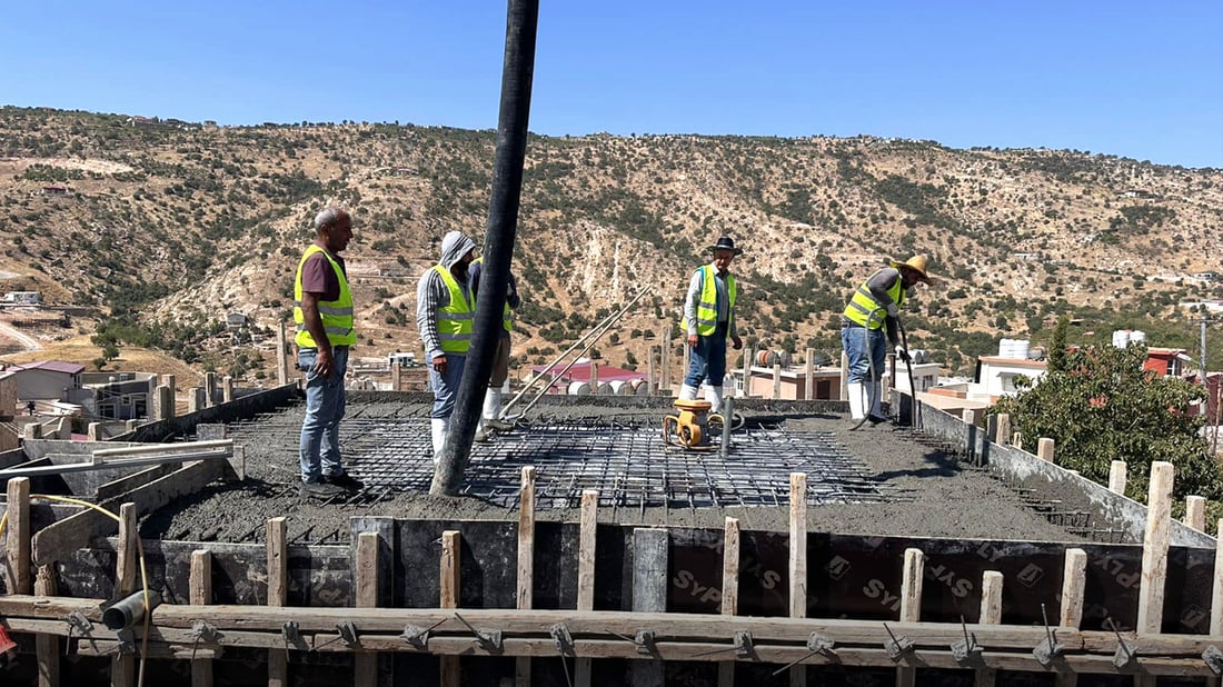 گوندێکی ناحیەی زاویتە کێشەی ئاوی نامێنێ
