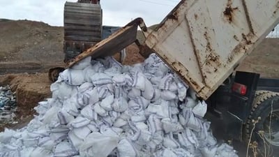 لە چەمچەماڵ 52 تۆن خواردن و خواردنەوە دۆزراوەتەوە