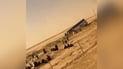 شاهد: انحراف حافلة زوار كبيرة من البصرة في ذي قار دون تسجيل إصابات