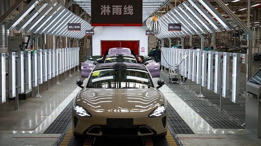 کۆمپانیای شیاومی چینی بە 76 چرکە دەتوانێت ئۆتۆمبێلێکی کارەبایی دروست بکات