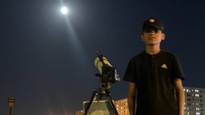 بث حي من بسماية إلى الفضاء.. “تلسكوب كرار” بألف دينار مع شرح مفصل للفلك (صور)