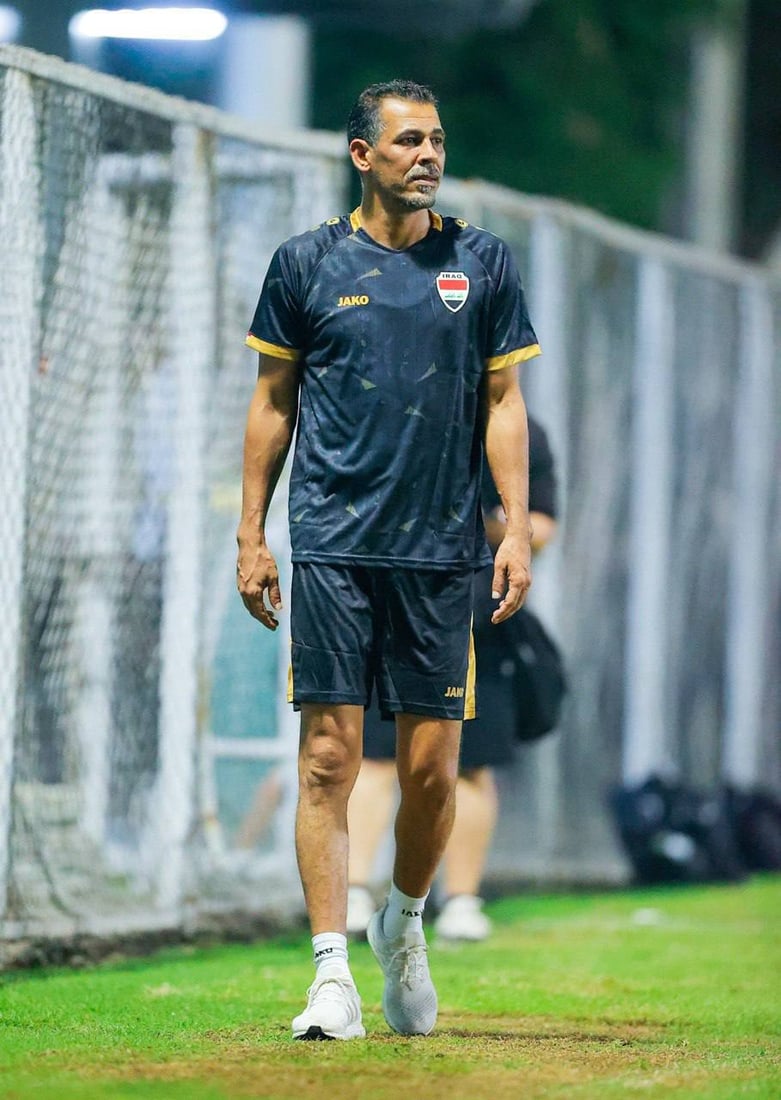بحضور درجال ويونس محمود.. صور من تدريبات أسود الرافدين قبل مواجهة إندونيسيا