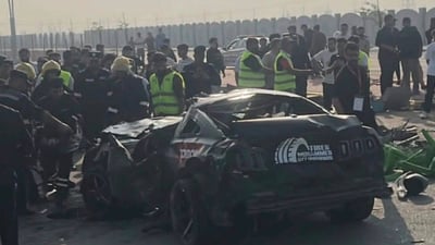 سباق سيارات ينتهي بحادث مروع في البصرة.. إصابة 11 شخصاً وحالة السائق حرجة