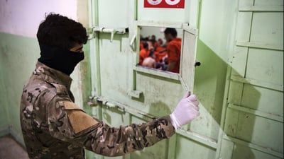 هۆشدارییەکى دیکە لەبارەی ئەو زیندانەی رەقە کە داعشەکانی تێدا زیندانی کراون